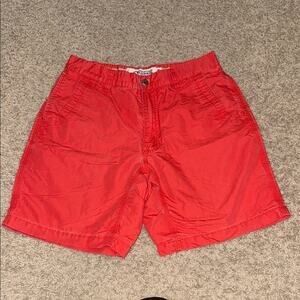 Mountain Khakis Red Flat Front Shorts